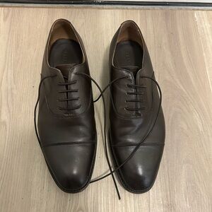 Meermin Dark Brown Leather Oxfords